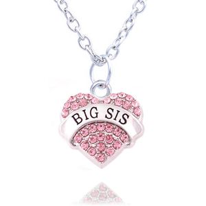 Collier à breloques en forme de cœur en cristal rose, cadeaux d'anniversaire pour femmes et filles, 10 pièces, 254j