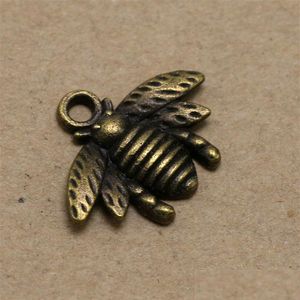 Charms 150Pcs 21X16Mm Charmes En Alliage De Zinc Bronze Antique Plaqué Bourdon Abeille À Miel Pour La Fabrication De Bijoux Bricolage Pendentifs À La Main Drop Deliv Dh8Rd