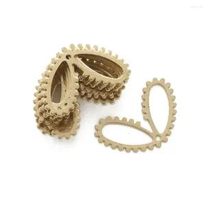 Charmes 20 pièces en laiton brut engrenages coeur charme Steampunk papillon pendentif pour bricolage boucles d'oreilles collier fabrication de bijoux résultats