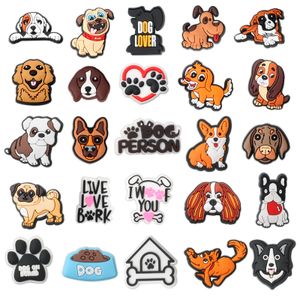 Charms Dog Shoe Decoration Assorted Cute For Shoes Puppy Pet Charm Kids Adts Lover Pvc Accessoires Clog Sandals Party Favors Gifts D Otvid