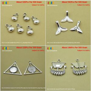 Charms bijoux Making Charms Fournisseurs en gros Gourd Fish Fish Tail Triangle Round Cabochon Pixed Base Dragon Boat