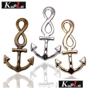 Charms Whole Salekupla Métal Nautique Infinity Ancre DIY Bijoux Pendentif À La Main Pour 21x41mm 30 Pièces C5246 Drop Livraison Trouver Otq7K