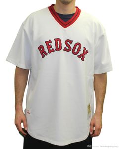 Barato personalizado Jim Rice Boston 1975 Jersey Stitch personalizar cualquier número nombre HOMBRE MUJER JÓVENES camiseta de béisbol XS-5XL