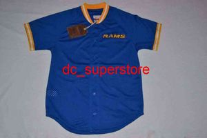 Custom Los Angeles à Los Angeles Sendons pro-mail en jersey Front Bleu tous les hommes cousus Femmes jeunes XS-6XL