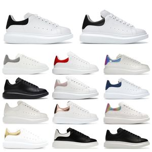 alexandra mcqueen mc queen alexander mcqueens espadrilles Sneakers Designer Shoes Woman White Black Leather Velvet 【code ：L】Trainers mens womens lace up Luxury shoe