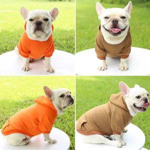 Sweat à capuche pour chien bon marché pour animaux de compagnie de animal de compagnie Puppy Pull chaud pour petits chiens moyens sweat-shirt français costume de costume de bulldog Perro