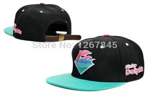 Hats baratos Pink Dolphin Snapback Capas de béisbol Pink Dolphin Strapback 2018 NUEVO Fashion Snapback Hats1498710