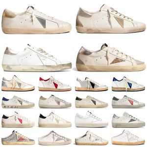 Golden Goose Sneakers Women Men Designer Shoes Plate-forme Black White Superstar Dirty Super Star【code ：L】Distressed Casual Golden Goose Shoe trainers