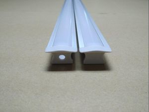 Livraison gratuite - Profil de l'aluminium encastré pas cher pour la bande LED avec longueur 200cm et pc couvercle givré / clair