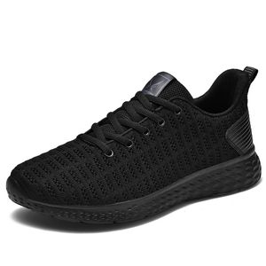 Zapatos deportivos baratos para correr, Zapatillas De deporte transpirables De malla para hombre, novedad De 2020, zapatos informales con amortiguación, Zapatillas ligeras De DeporteF6 negro blanco