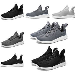 Oferta barata para mujer, zapatos para correr para hombre, negro, blanco, gris, malla, zapatillas deportivas transpirables, zapatillas deportivas para hombre, marca casera hecha en China, tamaño 39-44