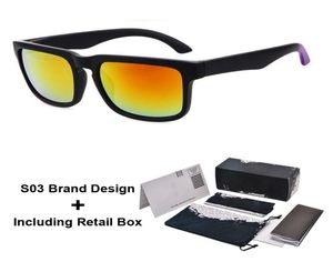 Gafas de sol baratas para hombres Sport Cycling Desinger Gafas de sol deslumbrantes Gafas 18 colores con caja minorista8887737