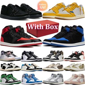 nike air jordan 1 hommes femmes 1s 3s 4s 5s 13s chaussures de mélange hyper royal université bleu obsidienne unc mens formateurs de plein baskets de sport