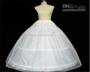 Barato tul enagua crinolina 3 aros blanco boda enagua nupcial Slip PETTICOATCRINOLINE mujer señora desgaste Petticoats6133654