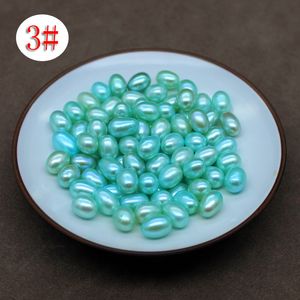 Pas cher en gros nouvelle mode la dernière perle d'eau douce naturelle ronde diverses couleurs 6-8mm coquille perle perles artisanales cadeau de fête d'anniversaire