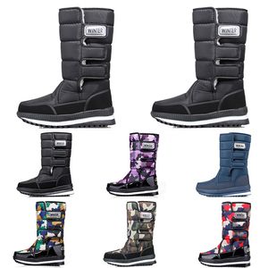 Descuento más barato Botas de nieve clásicas para mujer Moda para hombre Mini tobillo Bota de invierno corta Damas Niñas Hombres Mujeres Botines Cálido Piel de algodón Antideslizantes Al aire libre 36-47