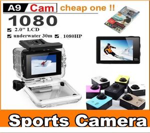 Copie la moins chère pour SJ4000 A9 Style 2 pouces écran LCD MINI CAMERIE SPORTS 1080P CAMERIE HD FULL HD 30M CAMCRODERS IMPRÉPERS HELME6635065