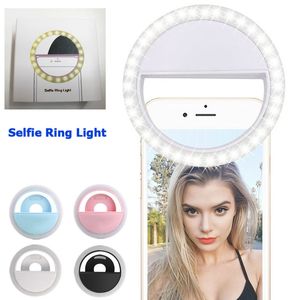 Le moins cher fabricant charge Flash LED beauté remplir Selfie lampe extérieure Selfie anneau lumière Rechargeable caméra photographie USB