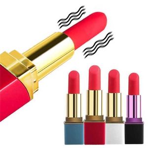 Chic portable secret USB Rechargeable Lipstick Jumping Egg Mini Rod Vibrant Femelle Masturbator Adult Sex Toys 231129