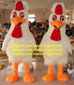 Chicken Chook Cock Rooster poule Chick Mascot Costume adulte dessin animé personnage de personnage High Street Cosplays Costume ZZ7763