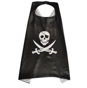 Niño capa de pirata capa héroe regalos temáticos halloween niños pirata cosplay capas vestir niños caballero fiesta piratas capas disfraz