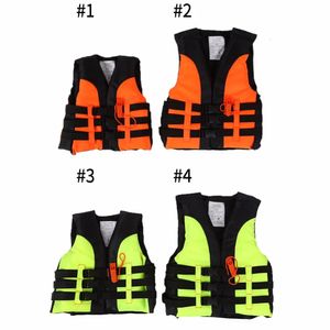 Gilet de sauvetage pour enfants, gilet de sauvetage pour la navigation de plaisance, la dérive, le ski nautique, maillot de bain avec sifflet de survie pour enfants de 2 à 12 ans 240219