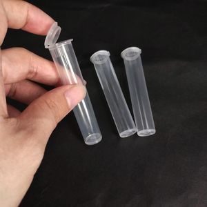 Tubo de plástico a prueba de niños para cartuchos de aceite espeso, diámetro de embalaje de 13 mm x longitud de 72 mm, tubo apto para atomizador de tanque de 510 hilos