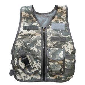 Enfants Army Tactical Military Sniper Vest Hunting CP Camouflage Uniforme Jungle Combat Vêtements CS Game Airsoft Vest for Kids