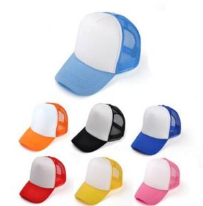 Детские бейсбольные шапки Custom Logo Children Blank Trucker Hats Регулируемые Snapback Trucker Caps Brapback Summer Sun Visor Moq 30 PCS6084180