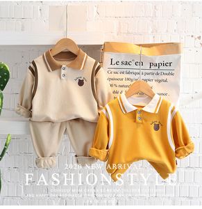 Ensemble de vêtements pour enfants, ensemble de vêtements pour bébés, sweat à capuche pour enfants, tenue de sport pour garçons et filles, 1-4T, vêtements en coton pour enfants