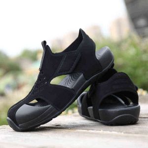 Sandalias funcionales para niños Zapatos de moda para niños Verano Nuevos zapatos de playa para bebés Niños y niñas Sandalias descalzas frescas L220716