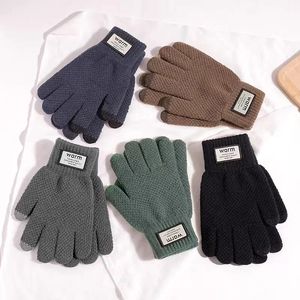 Gants sans doigts pour enfants gants d'hiver pour hommes femmes gants tactiques chauds écran tactile imperméable randonnée ski pêche 231123