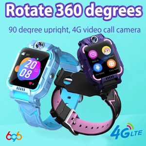 Reloj de regalo para niños M85 Y9W Reloj inteligente para niños 4G Posición GPS para niños Pulsera de seguridad Cámaras duales Pulsera de videollamada Reloj deportivo impermeable para niños 230928