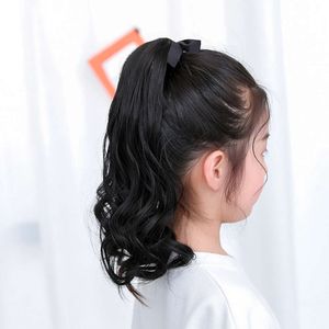Cheveux de bébé de style cravate longue pour enfants, perruque pour enfants queue de cheval cheveux bouclés
