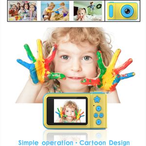 Mini appareil photo numérique pour enfants 2 pouces dessin animé mignon enfant caméra jouets enfants cadeau d'anniversaire 1280P enfant en bas âge jouets caméra