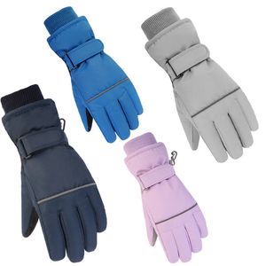 Children's Mittens Children Ski Gloves Keep Finger Warm Waterproof Thicken Mittens Winter Snowboard Snow Kids Gloves for Boys Girls 230831