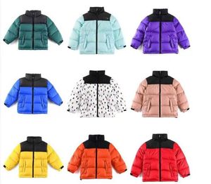 Children's NF designer, fashionable and classic boy/girl outdoor hooded insulated parka for men and women, multi-color down jacket, letter printed jacket