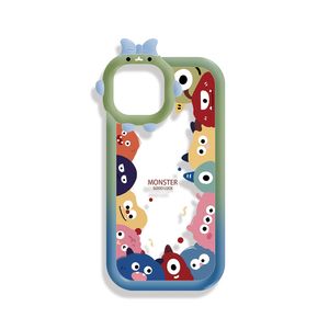 Case de téléphone mobile de style de style enfant mignon pour enfants pour iPhone 14 13 12 11 Pro Max Samsung Soft Cover