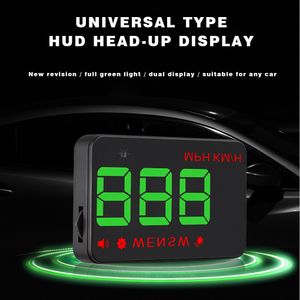 Chine meilleur affichage tête haute Hud GPS compteur de vitesse projecteur pare-brise odomètre boussole sur alarme de vitesse avec adaptateur de voiture