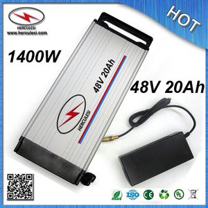 Fabricant chinois de batterie de vélo électrique 48V 20Ah, batterie lithium-ion 1000W intégrée 13S 30A BMS 3.7V 2,6Ah 18650 cellule