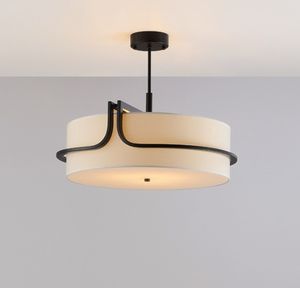 Lámparas de araña de estilo chino Iluminación de brillo LED simple moderna para sala de estar Dormitorio Restaurante Cocina Diseñador Lampadari Luces