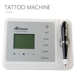 Fournisseur chinois semi-permanent maquillage machine à tatouer numérique Artmex V7 Améliorer votre fonction Eye Brow Lip Rotary Pen MTS System stylo de tatouage