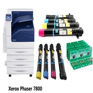 chips for Xerox phaser 7800 Laserjet printer toner cartridge replacement use235O