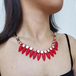 Collier ras du cou HC bohémien, perles géométriques colorées, collier d'été pour femmes et filles, bijoux de clavicule ethnique, pendentif Goth de déclaration