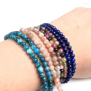 Collier ras du cou en cristal naturel, Quartz Tourmaline Lapis Lazuli, perles de 4mm, grenat pour filles, Bracelet à la mode et double usage