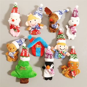 Décorations de Noël 10pcs Animaux en peluche joyeux réfrigérateur Aimments réfrigérateur Décoration Kitchen Year Toys For Kids Noël NAVIDAD 2023 221129