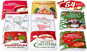 Décorations de Noël coloriage livres de fête pour enfants favors les bas de Noël sacs de cadeaux de goodie fun flocy fournit drop ediblesbag am3vy9909776