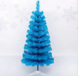 Décorations de Noël Événement Fête Arbre de Noël 60 cm Mini Pin Bleu Artificiel