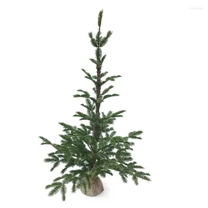 Décorations de Noël Éclairage d'échantillon gratuit et décoration artificielle de Noël d'arbre de base en terre cuite