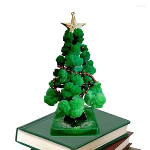 Decoraciones navideñas, árbol de cristal de crecimiento mágico, crecimiento mágico de los regalos, Kit novedoso para niños, educativo divertido
